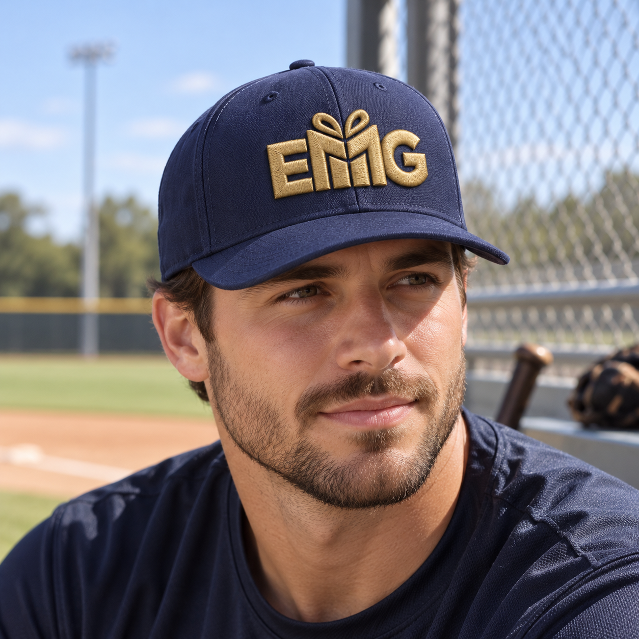 Structured 6-Panel Mid-Profile Cotton Canvas Baseball Cap with Snapback - Team & Event Branding Essential view 3