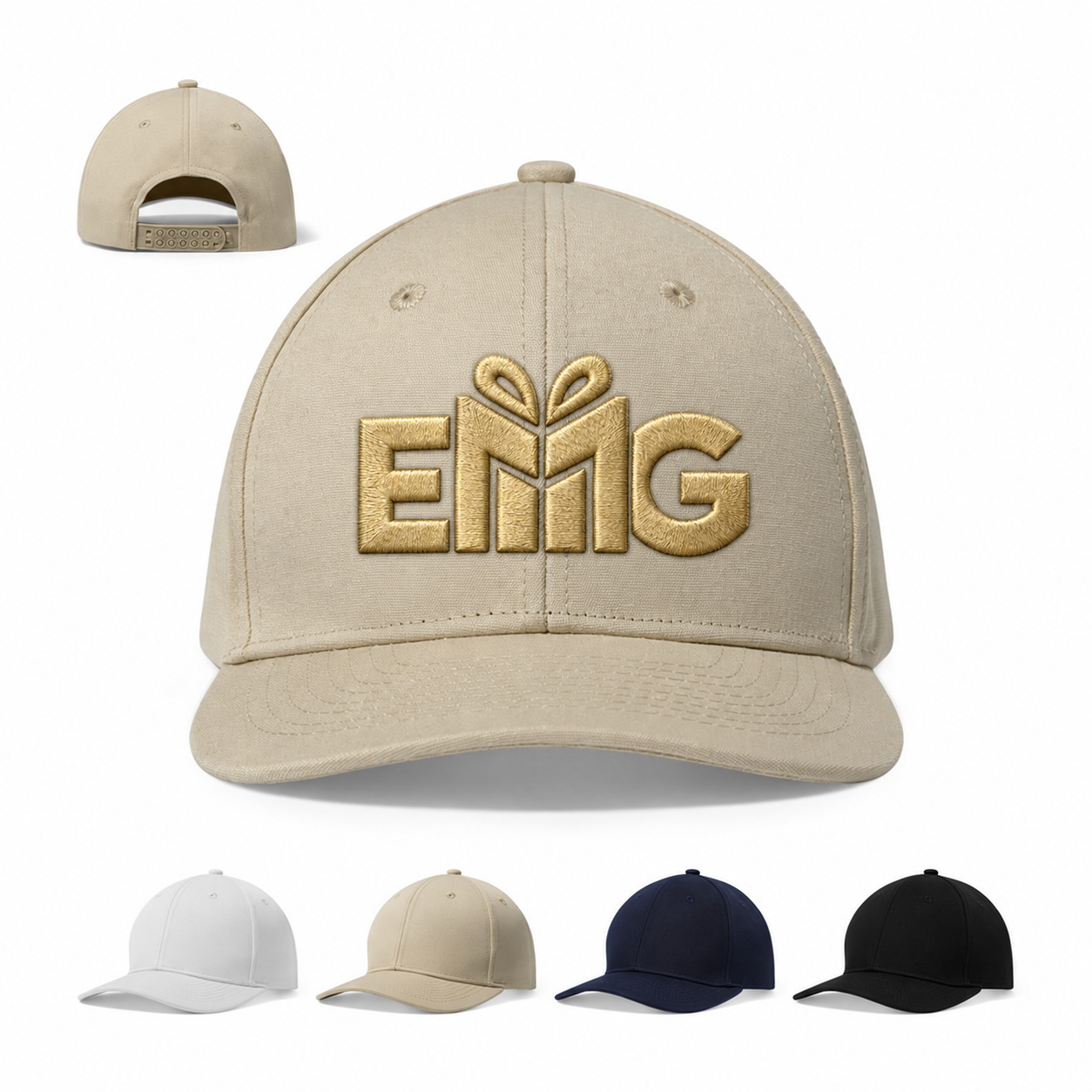 Structured 6-Panel Mid-Profile Cotton Canvas Baseball Cap with Snapback - Team & Event Branding Essential view 2