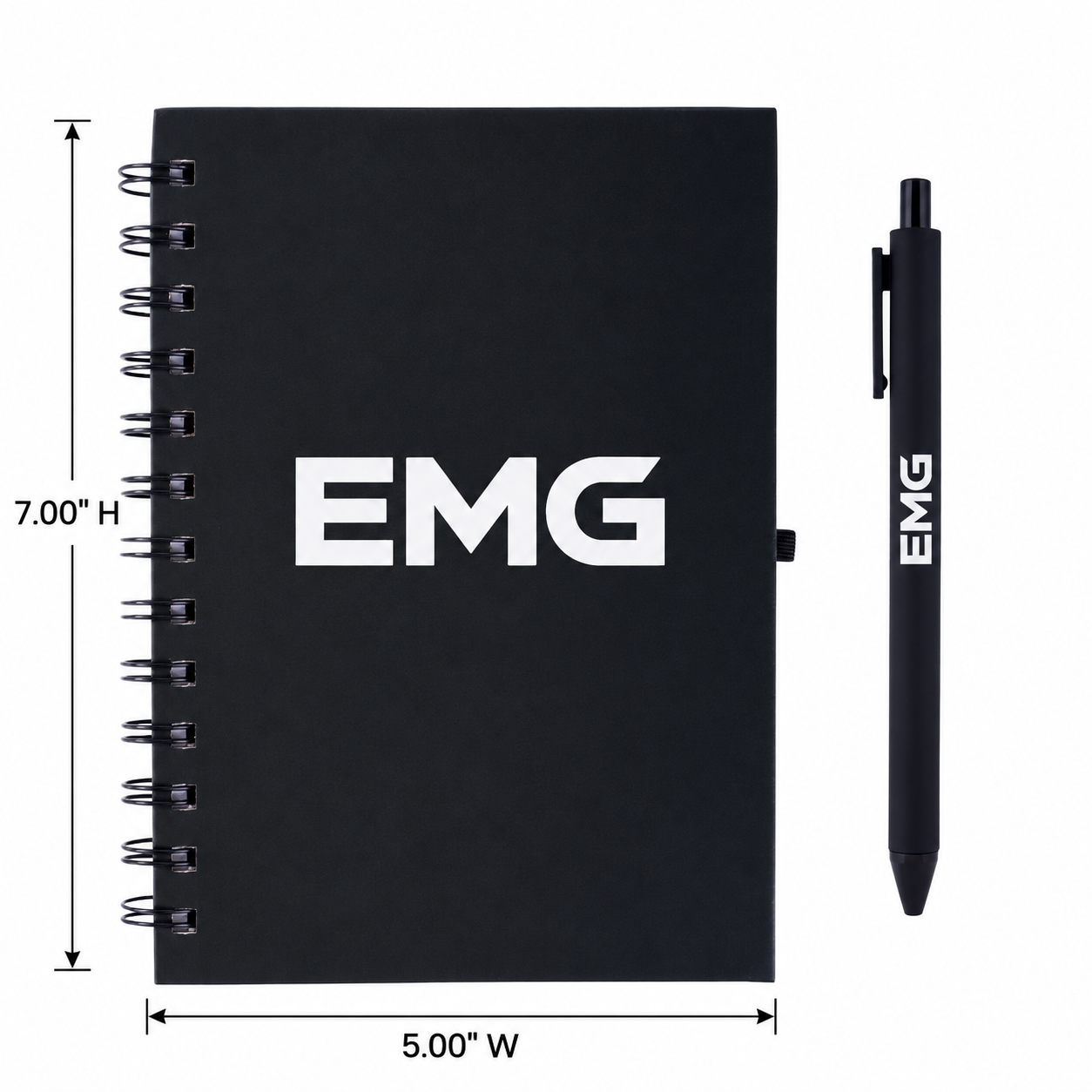 Seasonal Notebook and Pen Set - Seasonal Branded Gift view 2