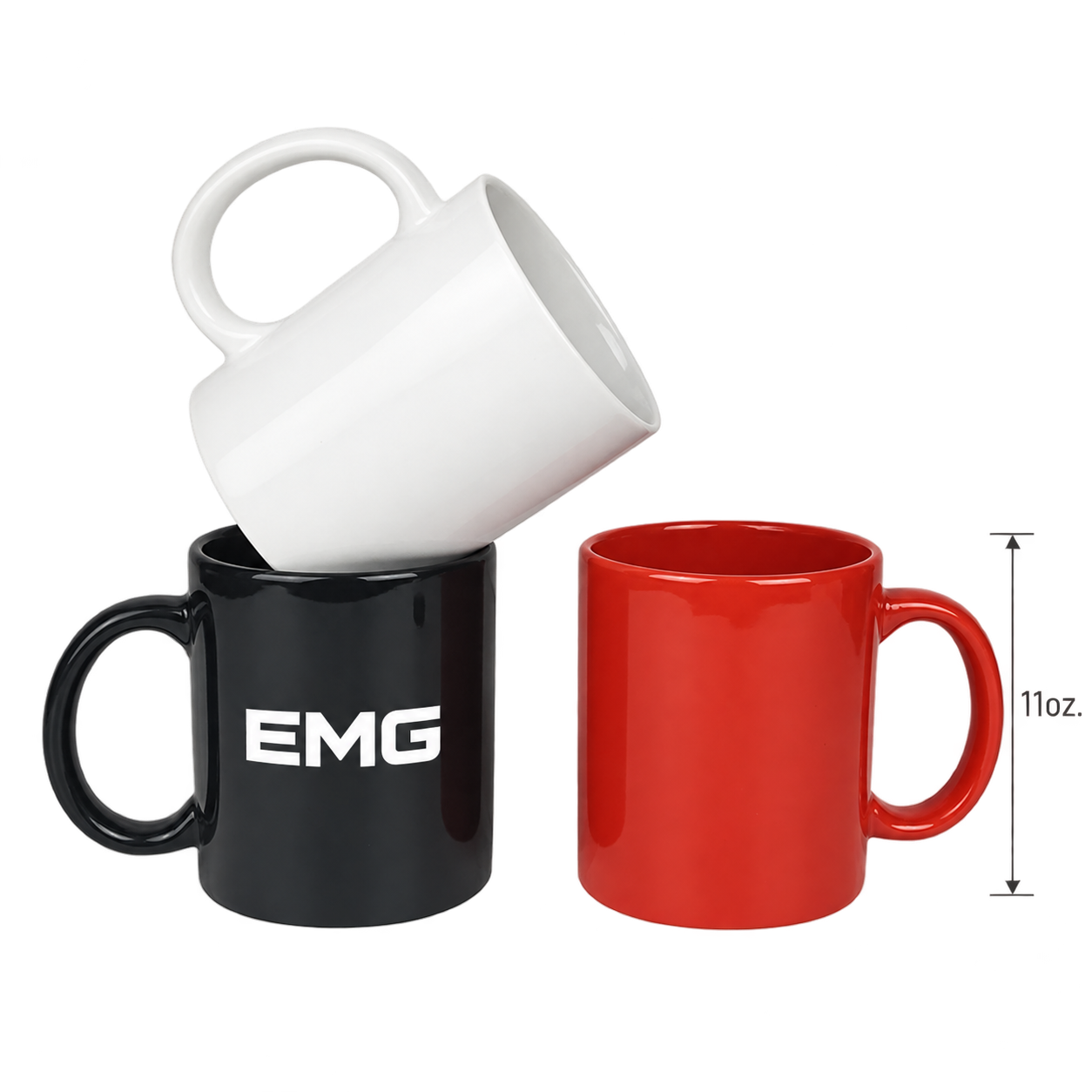 11 oz Ceramic Mug - Branded Hydration Essential view 2