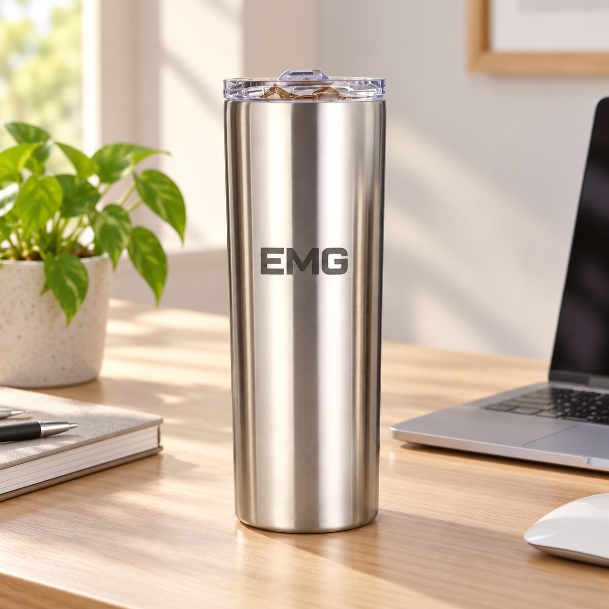 30 oz Stainless Steel Tumbler - Branded Hydration Essential view 3