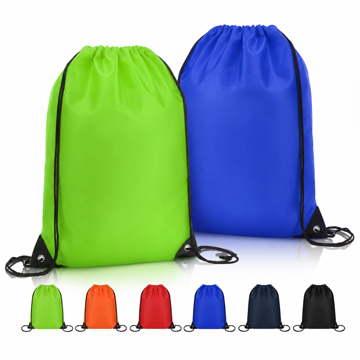 210D RPET Drawstring Backpack - Sustainable Campaign Essential