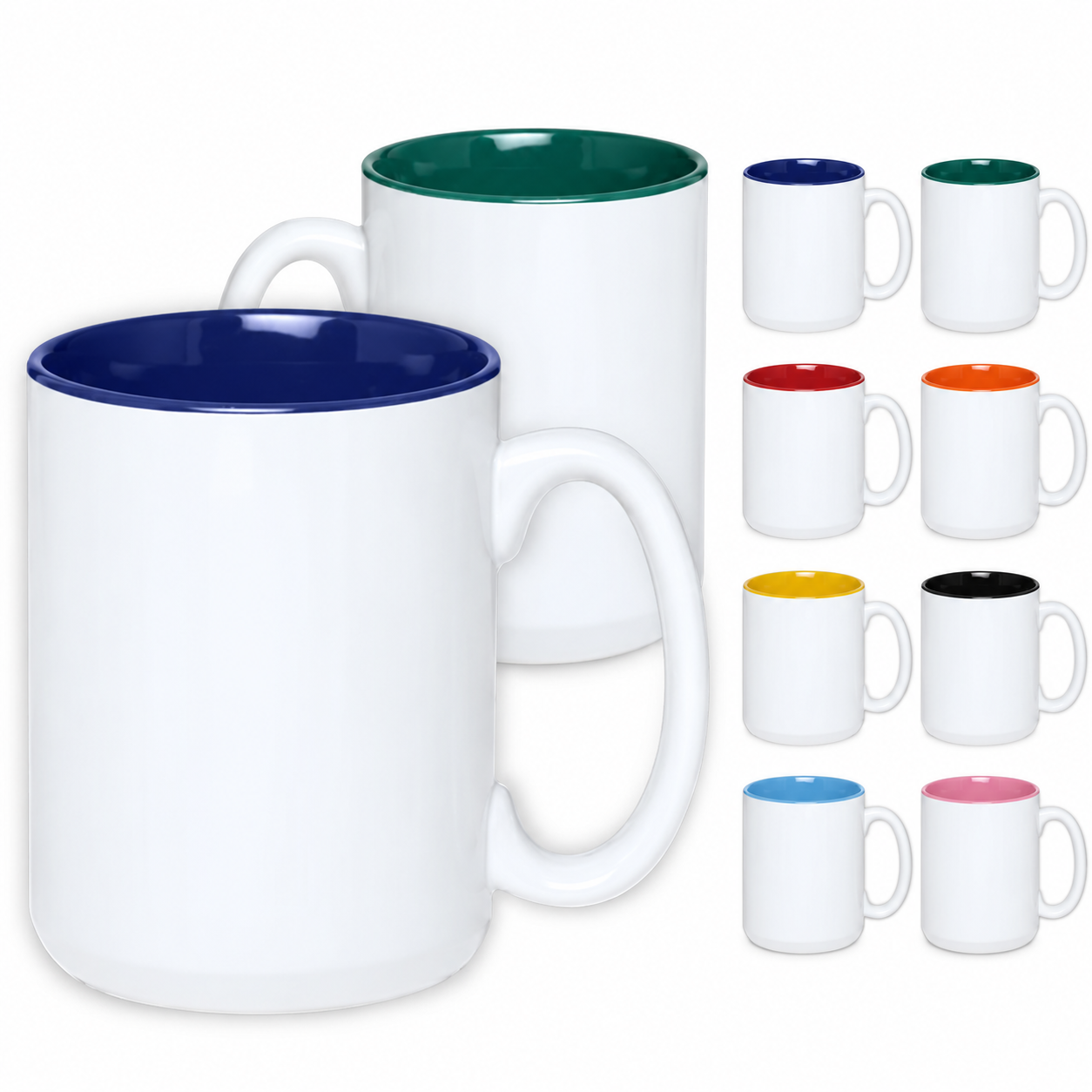15 oz Ceramic Mug - Branded Hydration Essential