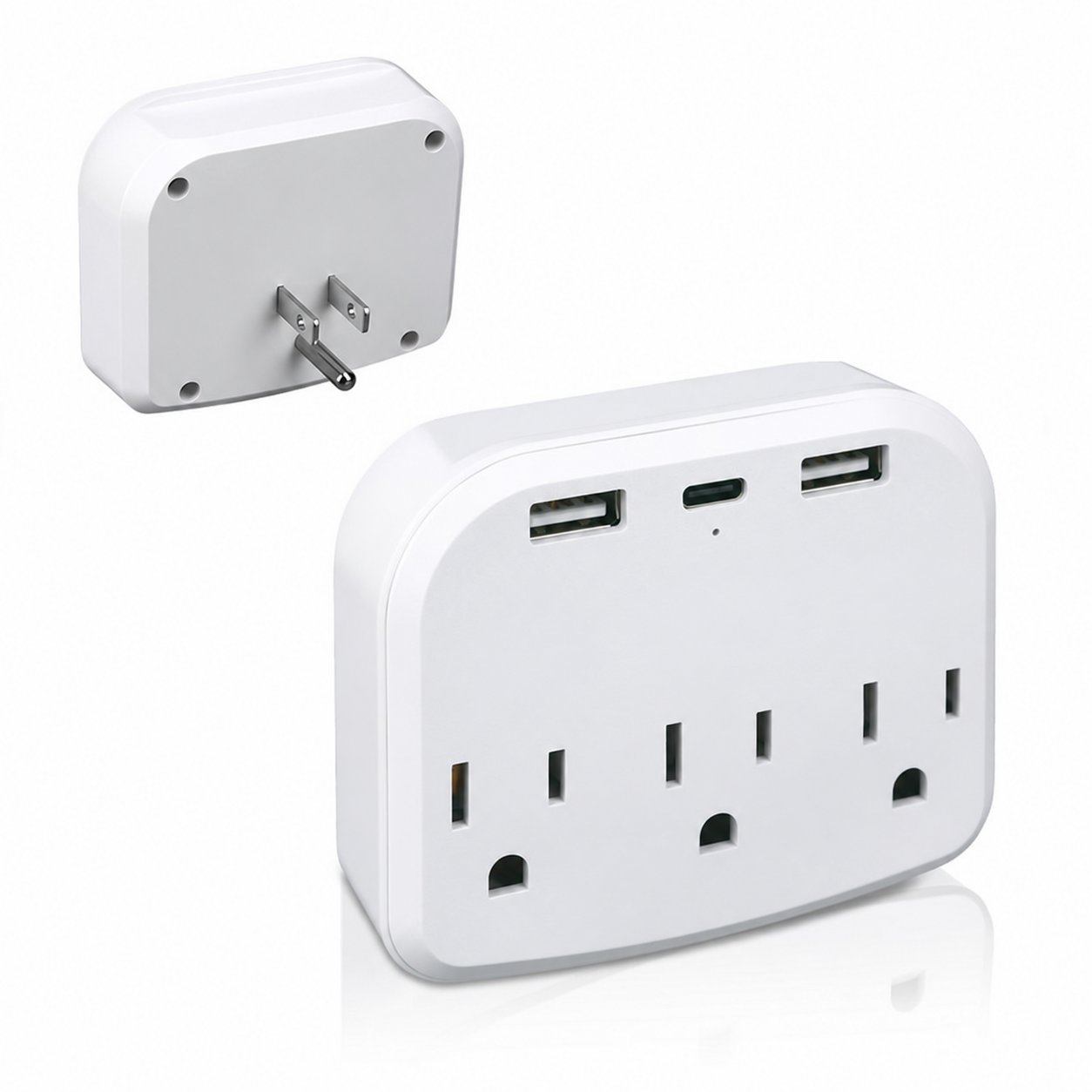 6-in-1 Multi USB Wall Outlet Extender - Tech & Onboarding Gift