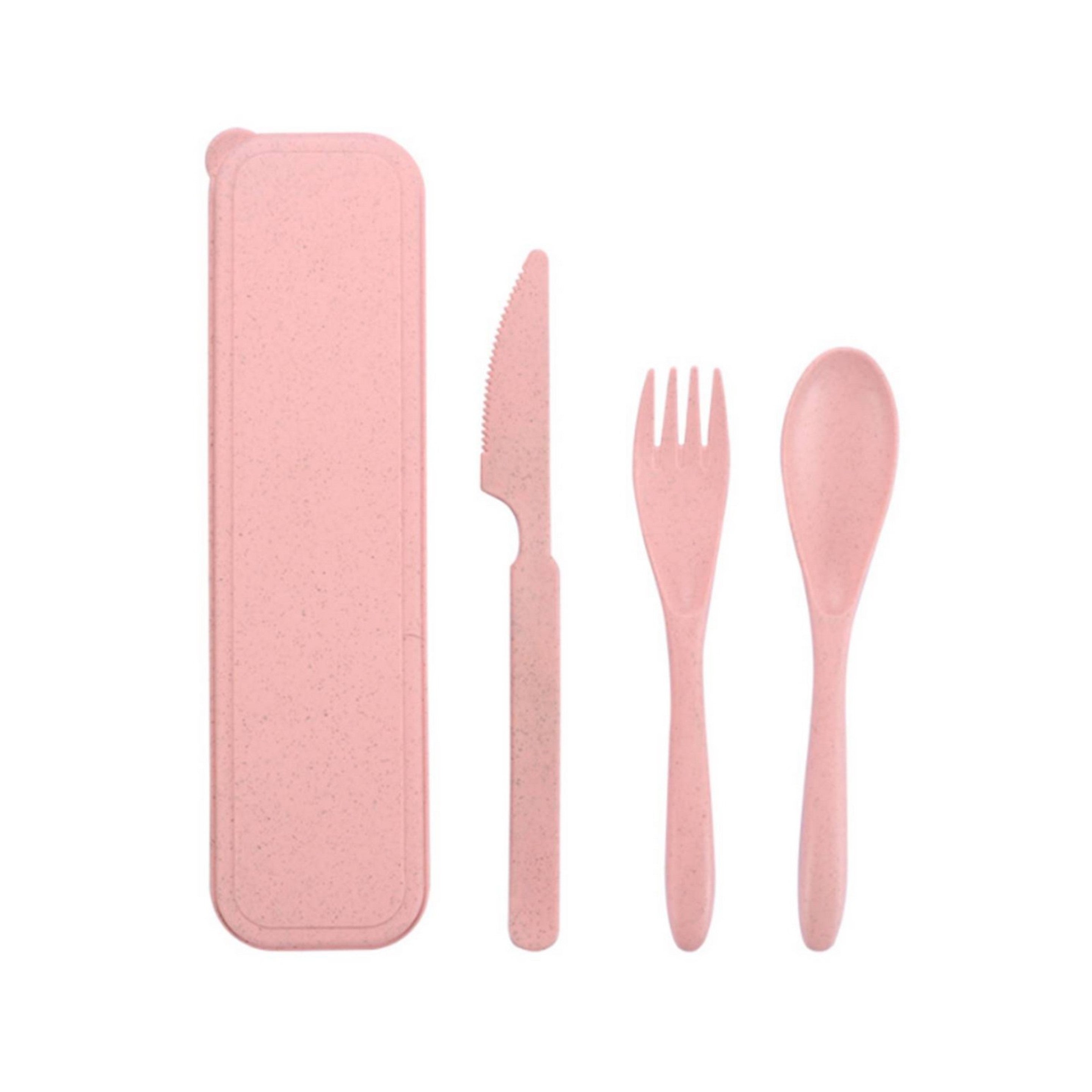 Portable Wheat Straw Cutlery Set - Sustainable Campaign Essential view 2