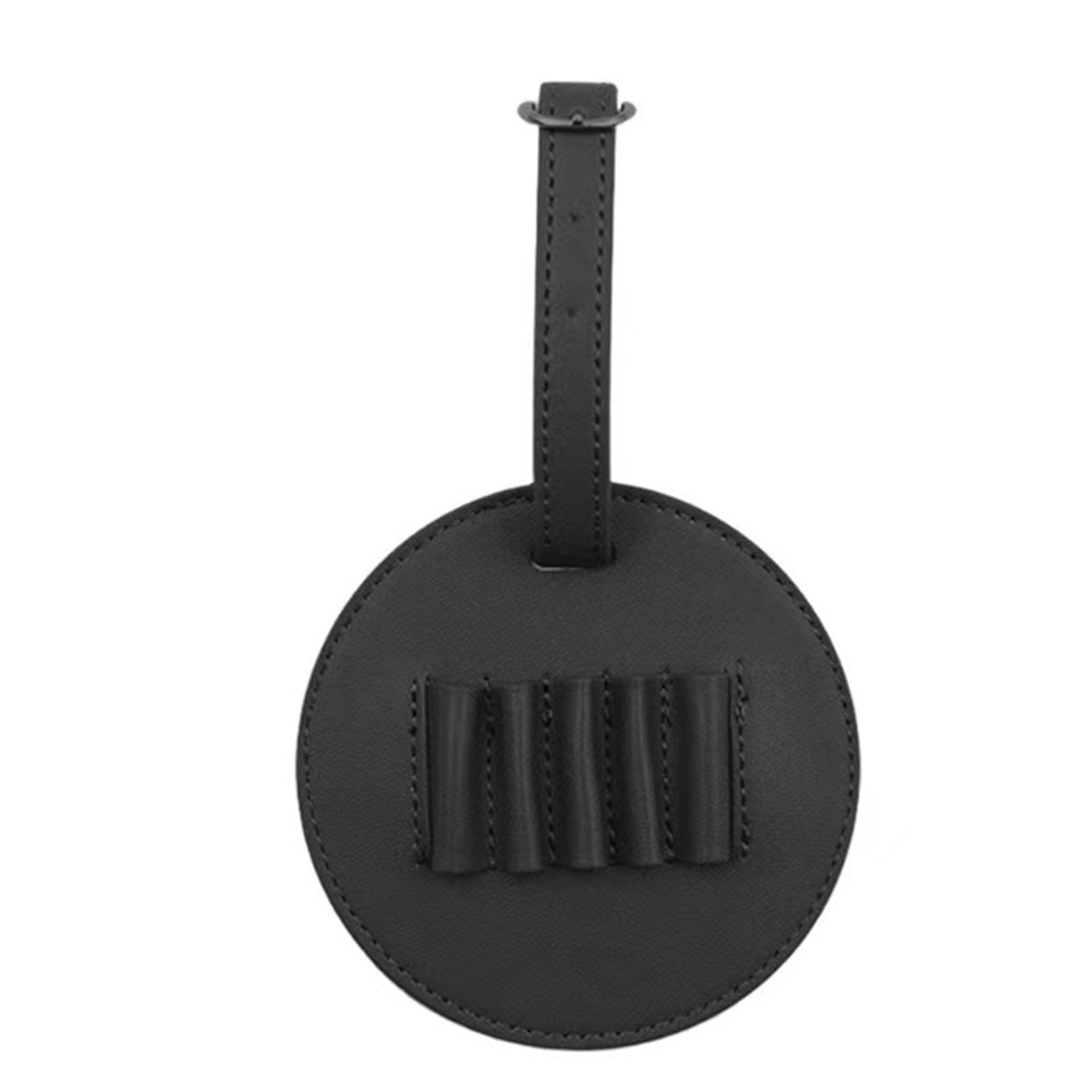 Premium Leatherette Golf Tee Holder Pouch with 5 Wooden Tees - Active Program Essential view 3