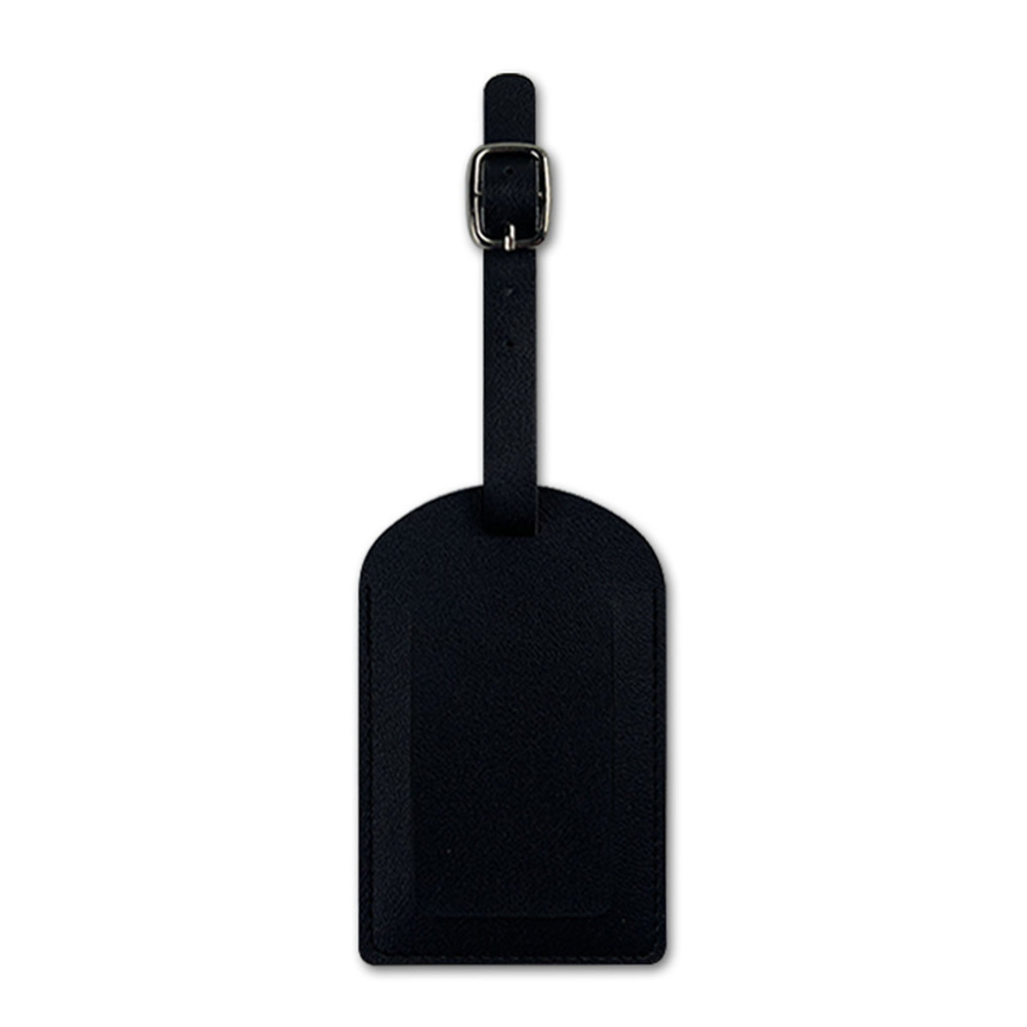 Debossed PU Leather Luggage Bag Tags view 3