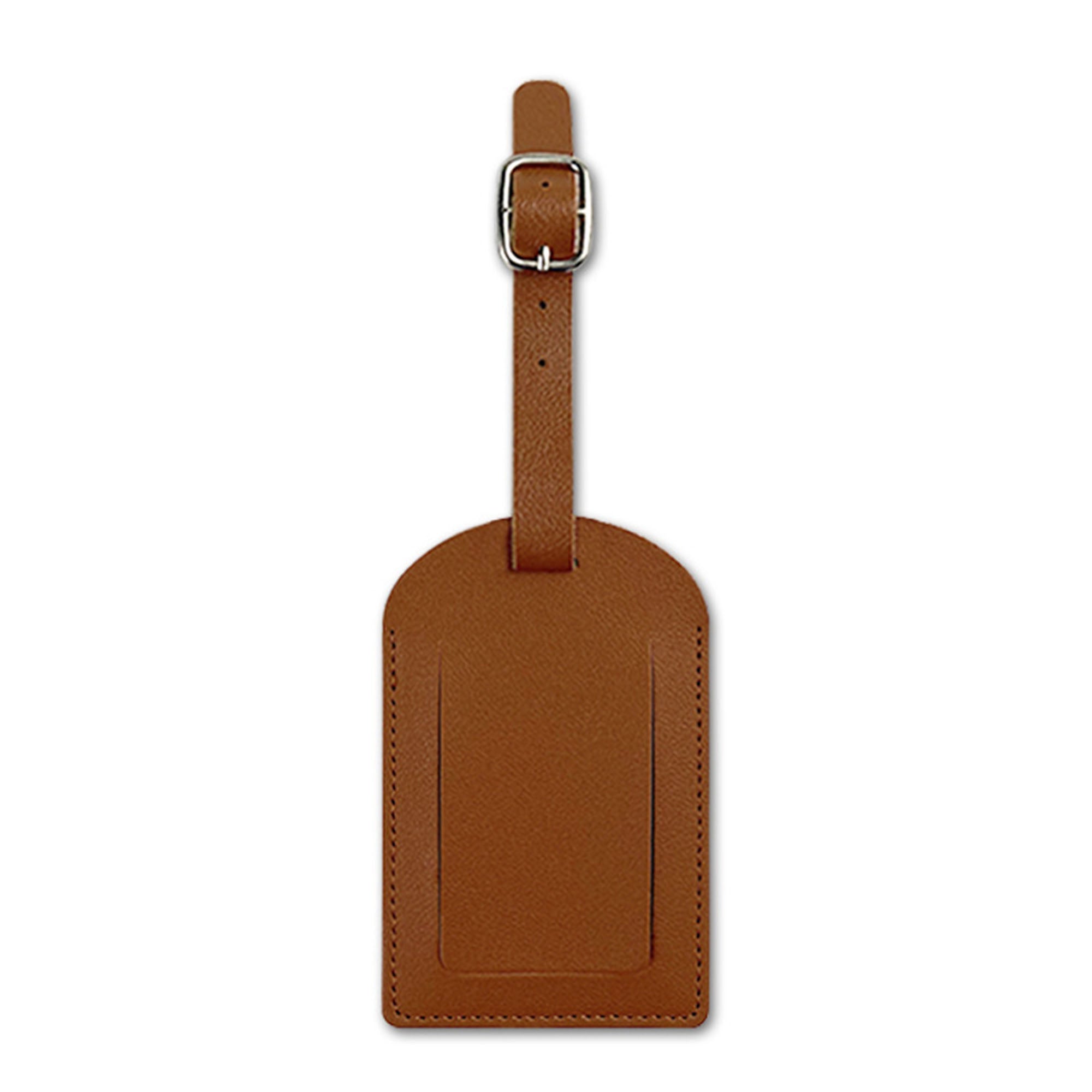 Debossed PU Leather Luggage Bag Tags view 4