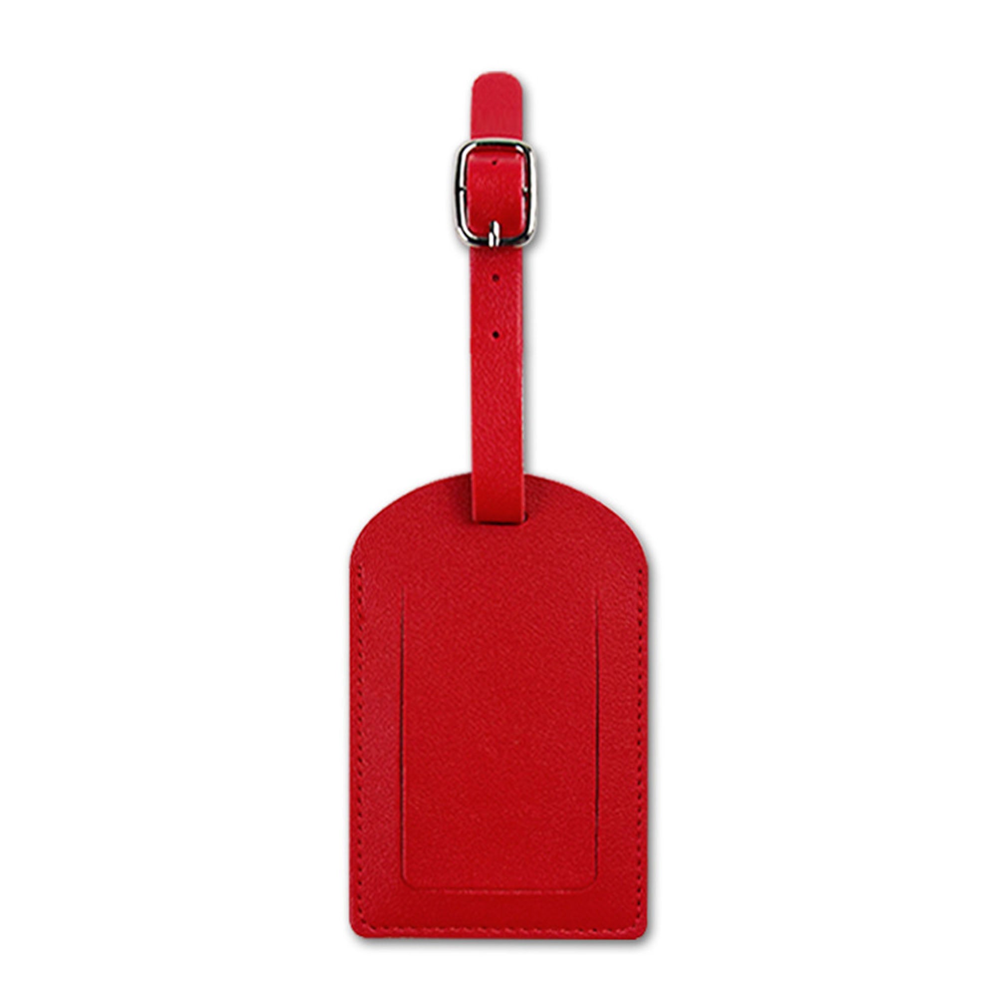 Debossed PU Leather Luggage Bag Tags view 10