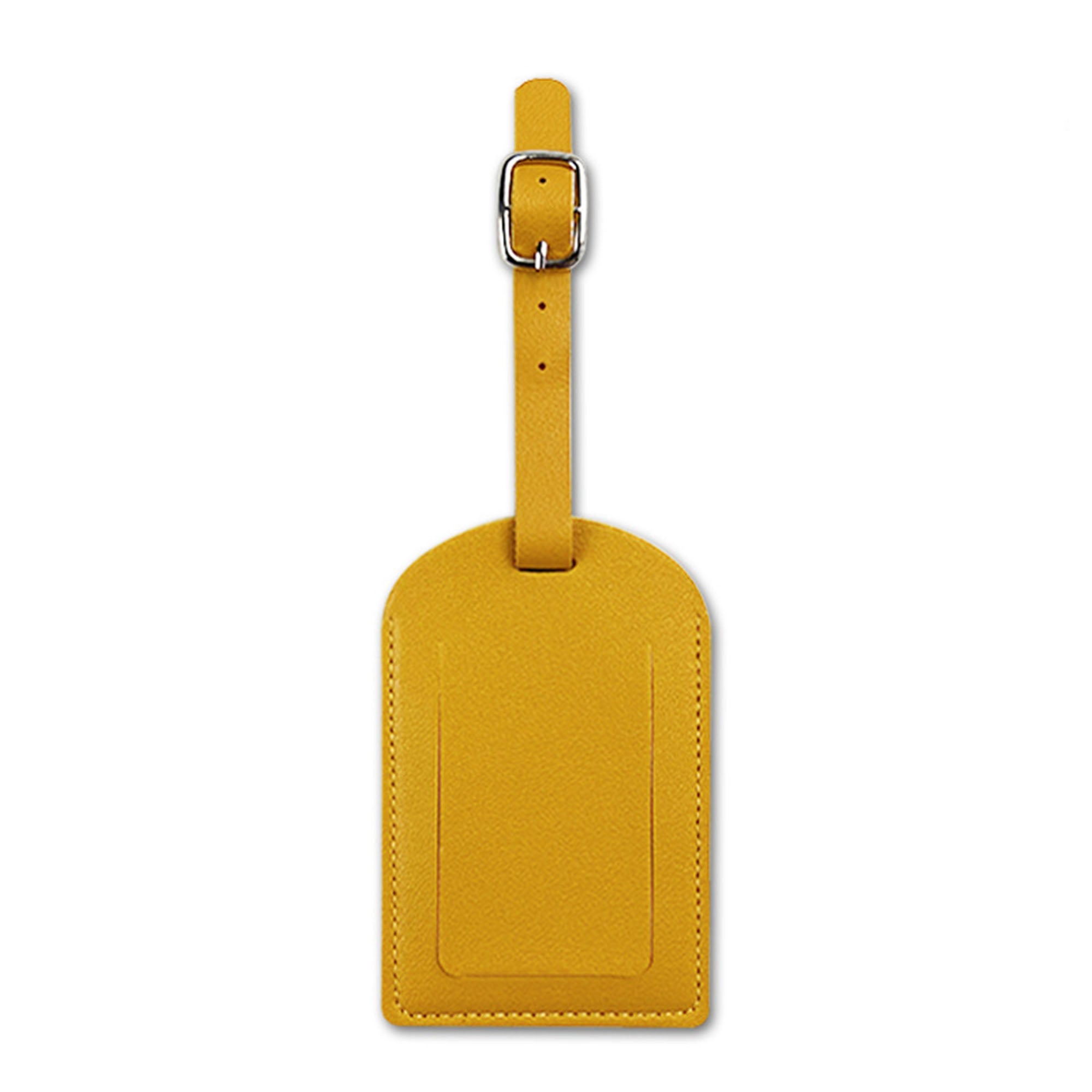 Debossed PU Leather Luggage Bag Tags view 11