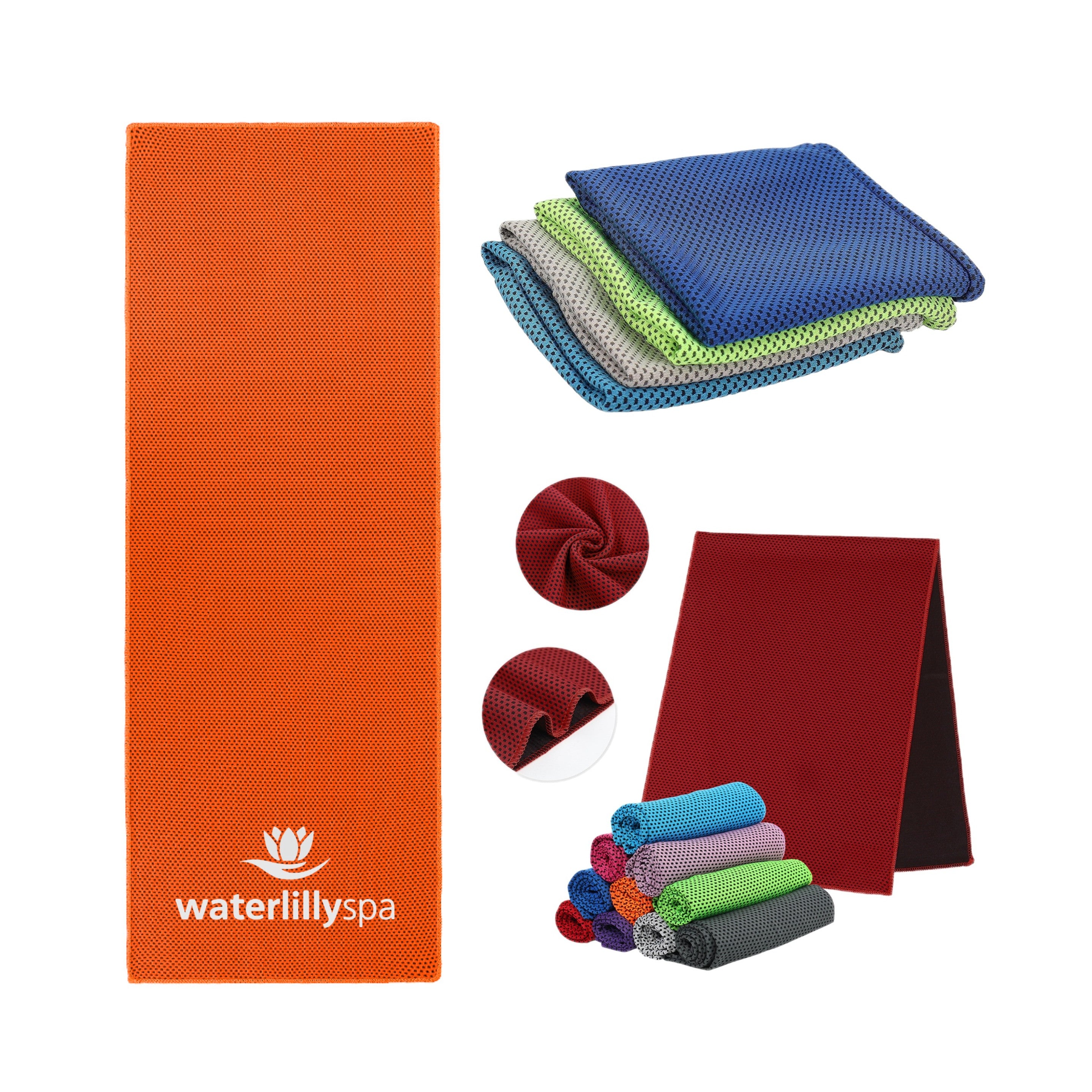 Microfiber Breathable Cooling Towel - Wellness Program Essential
