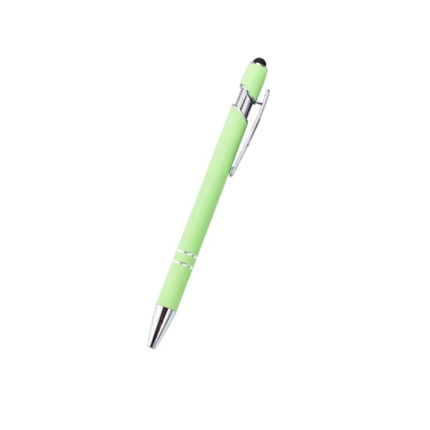 Soft Touch Aluminum Incline Stylus Pen - Branded Office & Event Essential view 10