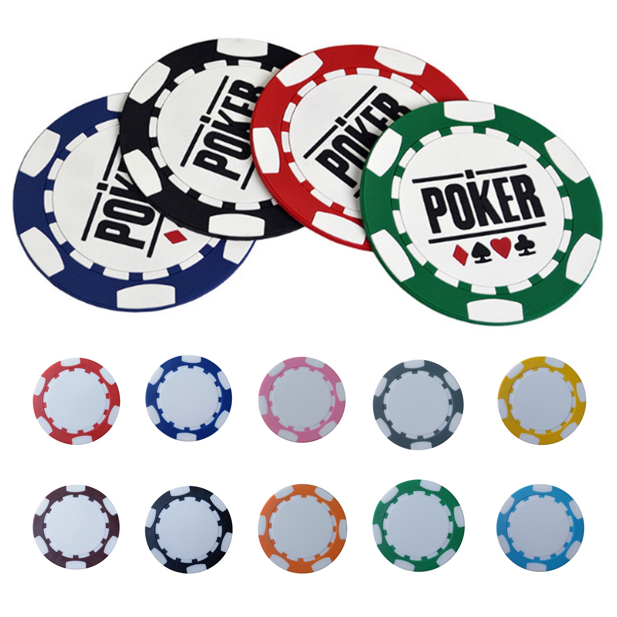 Poker Chip Golf Ball Marker - Active Program Essential