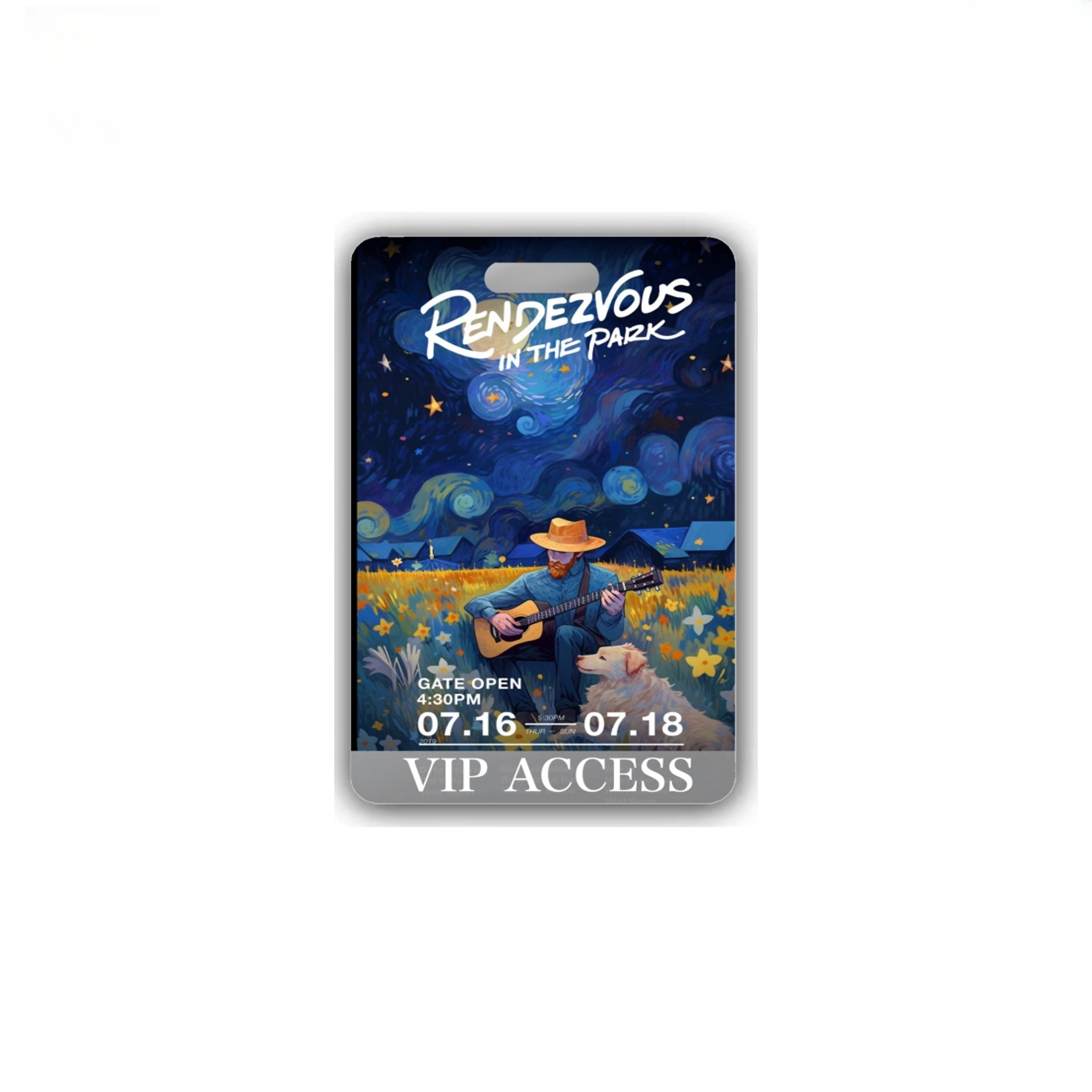 Full Color PVC Plastic Badge (3 3/8"x2 1/8") - High-Impact Branded Giveaway