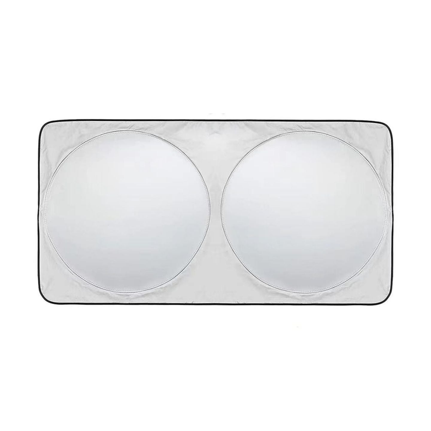 Double Circle Car Sun Shade - Seasonal Branded Gift view 2
