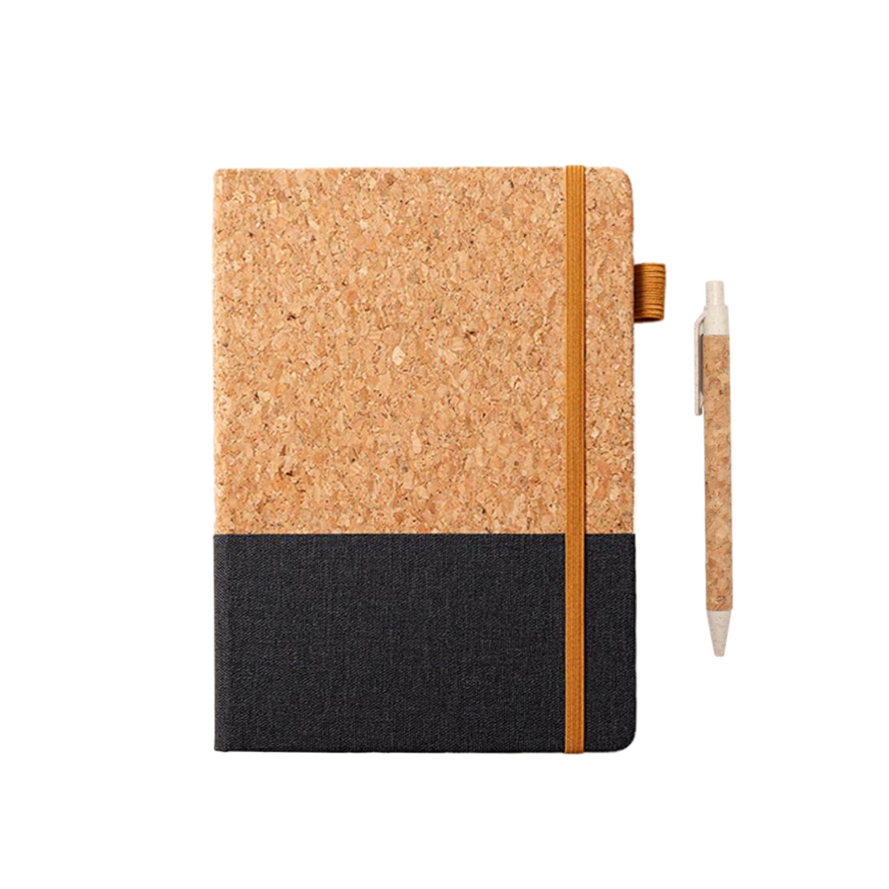Cork Journal with Eco Pen - Ocean - Branded Office & Event Essential view 4
