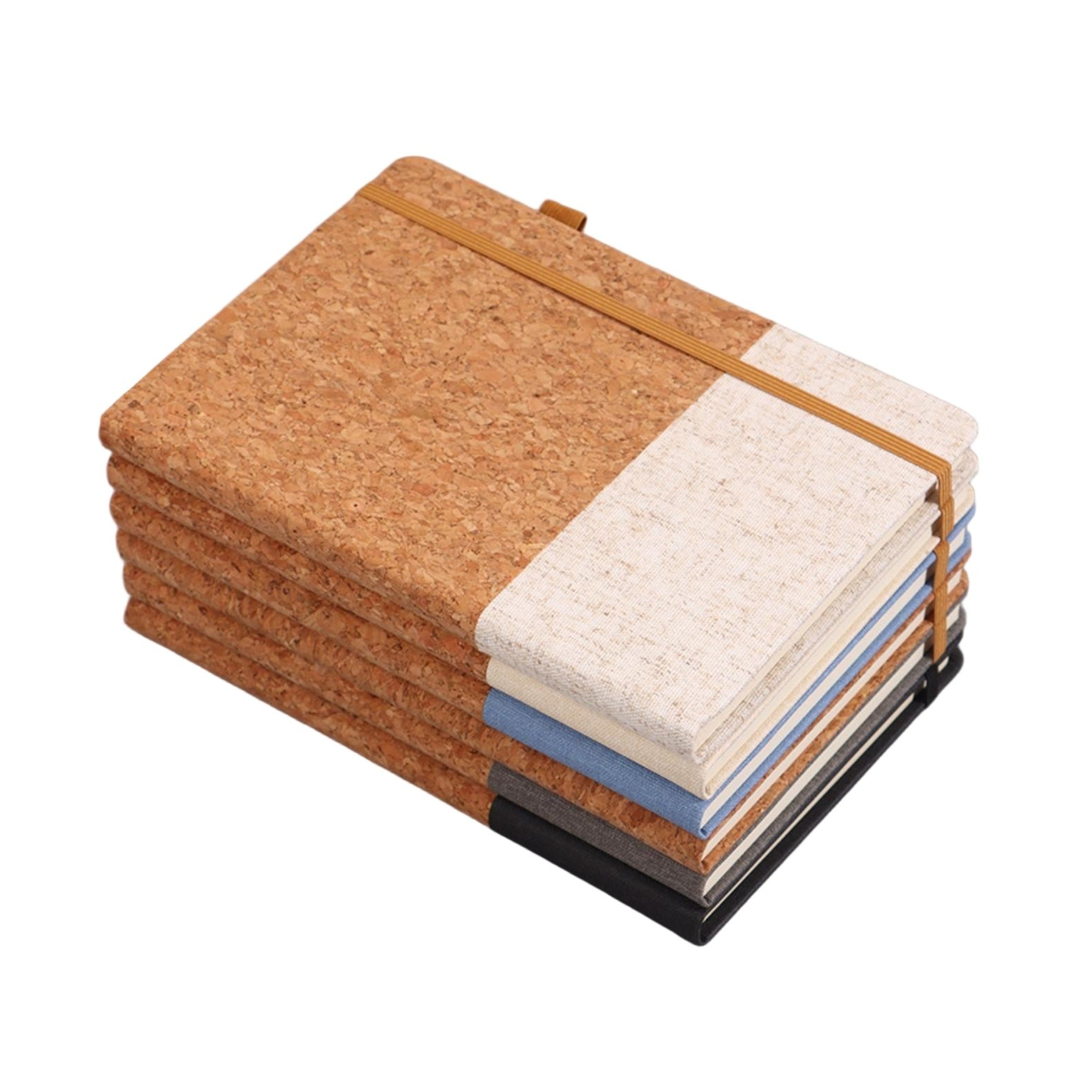 Cork Journal with Eco Pen - Ocean - Branded Office & Event Essential view 5