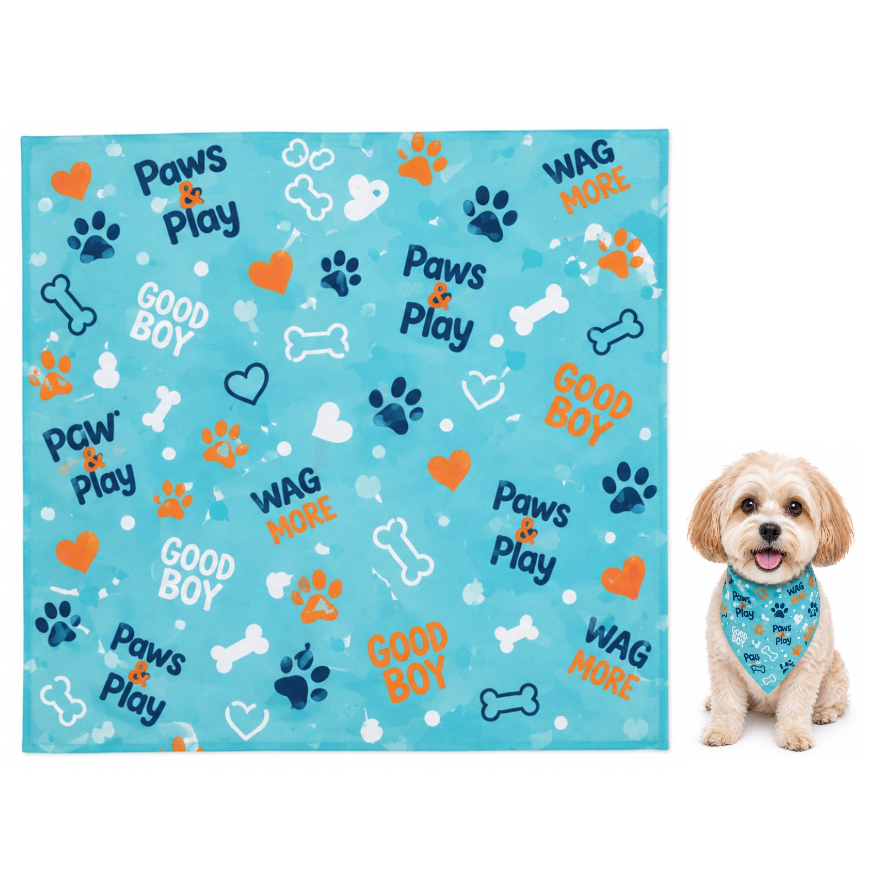 Full Color Dog Bandana - High-Impact Branded Giveaway